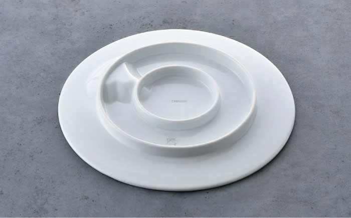 【波佐見焼】ハートフル キルティング プレート 2枚セット【丹心窯】 [AB35]