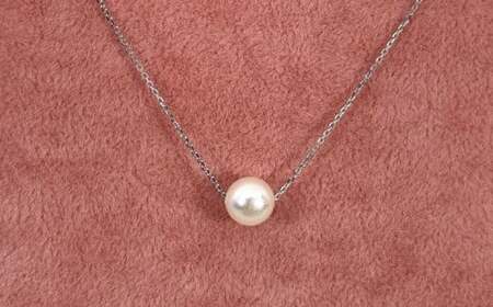 あこや真珠ペンダントK18 ホワイトゴールドチェーン【パール ネックレス 高級 しんじゅ あこや ファッション ギフト 贈り物 贈答 母の日  人気 おすすめ 高知県 南国市】