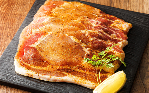 北海道産 豚肉 味付き スパイシーポーク（カレー味） 一子相伝のスパイス使用 50g×7枚 | 北海道産 豚肉 ポーク カレー味 フライパン スパイシー スパイシー カレー 北海道 ヒロセ ジョイパッ