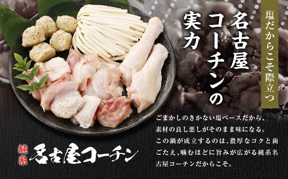 純系名古屋コーチン　旨塩鍋2～3人用