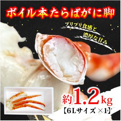 ふるさと納税 ひたちなか市 ボイル本たらばがに脚 6L×1肩(約1.2kg)