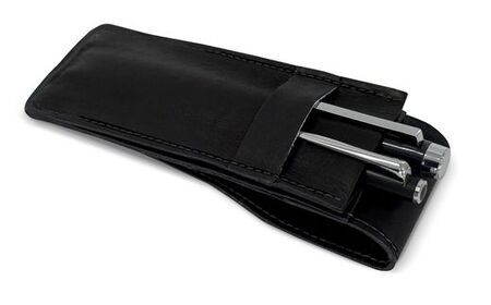 AO78　宍粟牛 ペンケース【 ペン 筆入れ ミズノテクニクス ミズノ グラブ グローブ 宍粟牛 牛革 限定 ふるさと納税限定 シンプル スマート ビジネス 就職 祝い 贈り物 プレゼント 】