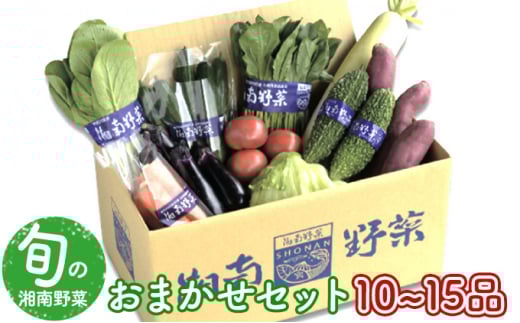 野菜 セット 旬 の 湘南野菜 おまかせ セット 10 ～ 15品 お任せ 詰め合わせ 野菜セット やさい やさいセット yasai きゅうり トマト なす ねぎ さといも 小松菜 白菜 玉ねぎ とまと キュウリ ヤサイ yasai 旬の野菜セット 新鮮 数量限定 神奈川 湘南 藤沢
