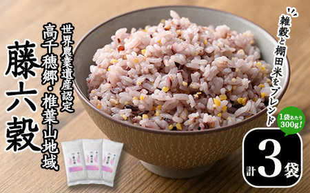 藤六穀(計3袋)【TT004】【一般社団法人 ツーリズム高千穂郷】