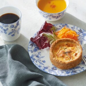 ノリタケ【ブルーソレンティーノ色線仕上げアイテム】11cmディープボウルペア【1681149】