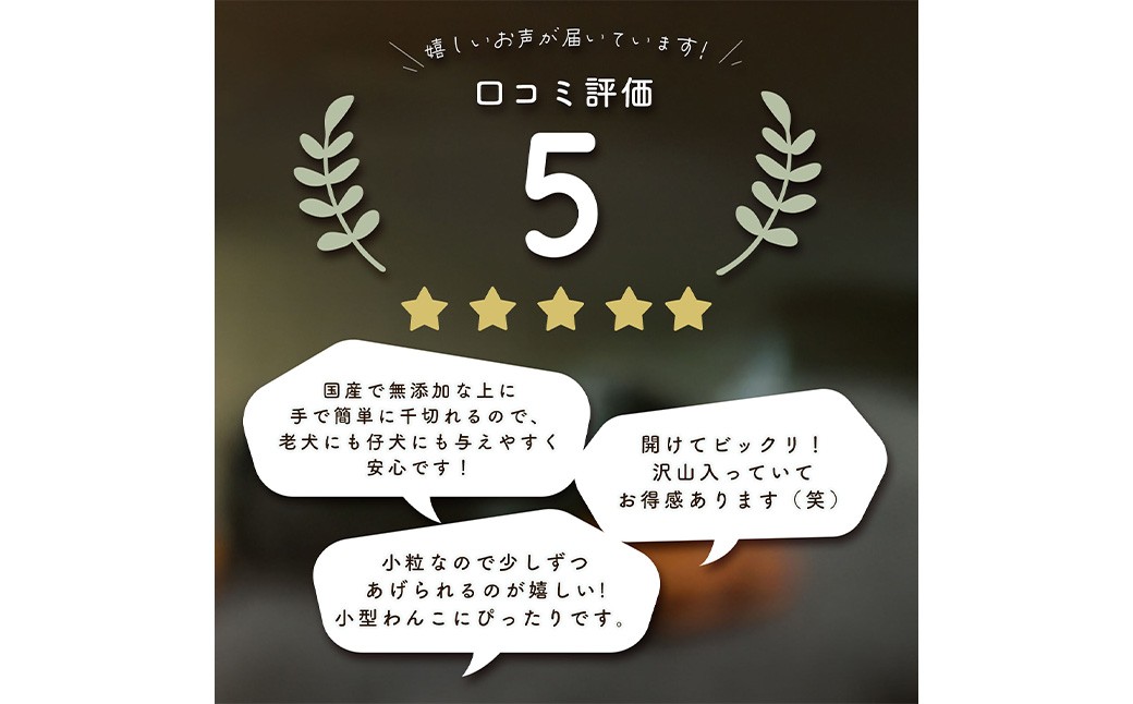 着色料不使用 厳選素材で作ったペットおやつ詰め合わせ【超小型/小型犬用】