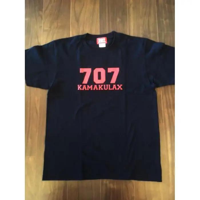 鎌倉ブランドの老舗「KAMAKULAX」の定番オリジナル７０７Ｔシャツ【ネイビー】Mサイズ