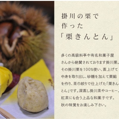 萩野屋 掛川栗の 栗きんとん 6個×3箱 計18個入【配送不可地域:離島・北海道・沖縄県・四国・九州】【1662792】