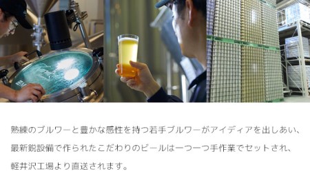 【6ヶ月定期便】クラフトビール 8種24缶 飲み比べセット | 地ビール 軽井沢ブルワリー