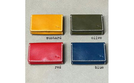 【名刺入れ】card case チョコ 革 名刺入れ