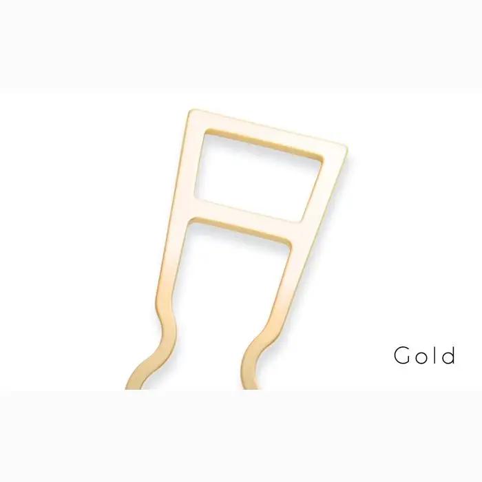 まるでジュエリー☆かんざし　Basic Square　ゴールドメッキ