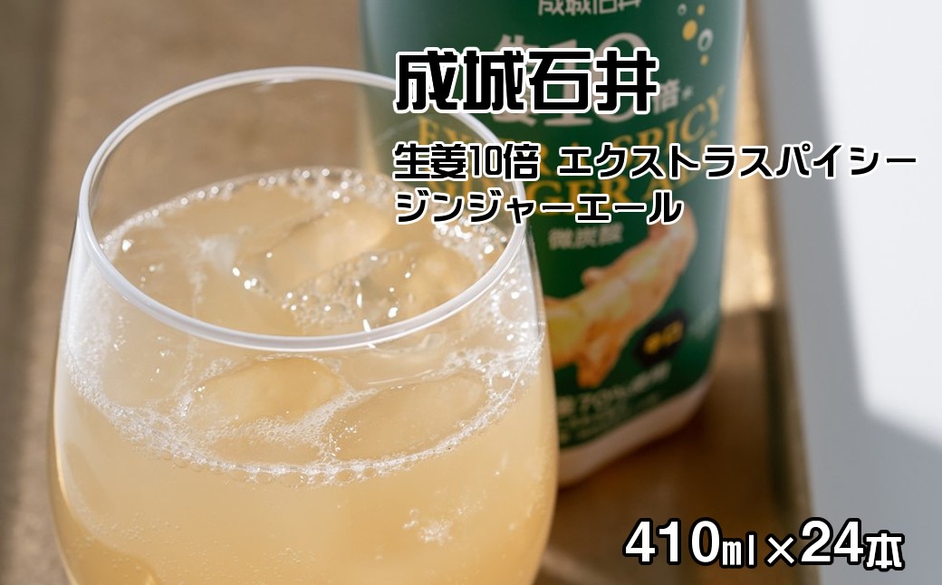 
                  成城石井 生姜10倍 エクストラスパイシージンジャーエール 410ml×24本
                