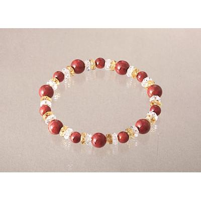 ふるさと納税 和泉市 珊瑚と水晶のブレスレット |  | 03