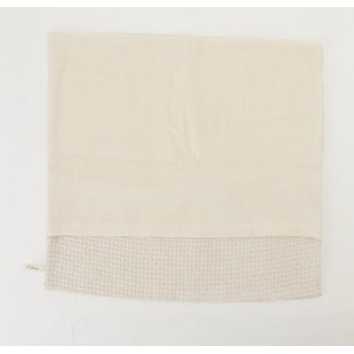 ふるさと納税 豊中市 【ナチュラル】オーガニックコットン麻混ワッフルクッションカバー45*45 |  | 02