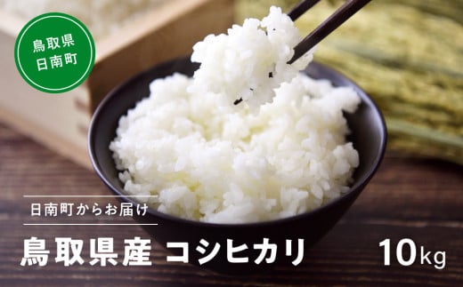 【新米】【白米】令和6年産 鳥取県産コシヒカリ 10kg 米 お米 こめ コメ 精米 日南町精米 鳥取県日南町