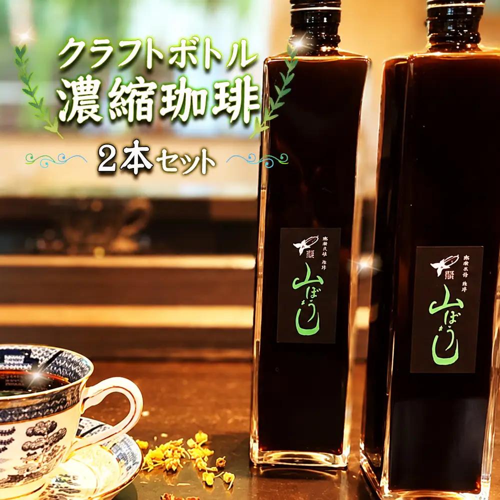 クラフトボトル 濃縮珈琲 2本セット ／ アイスコーヒー 珈琲 リキッド 濃縮 希釈  カフェラテ ベース クラフトボトル おしゃれ 詰め合わせ ギフト 贈り物 おうちカフェ 自宅用 高級 喫茶 千葉