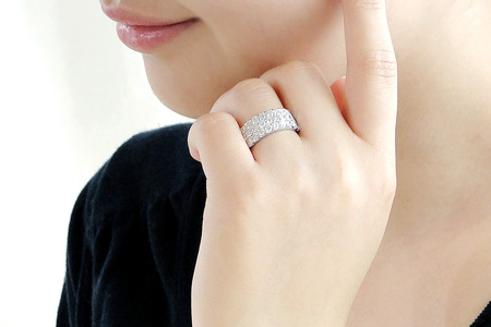 pt900ダイヤモンド パヴェ エタニティリング【2.0ct】 CSR0108 SWAV051|山梨県 昭和町 ジュエリー アクセサリー ギフト プレゼント 贈り物 記念日 誕生日 カジュアル フォー