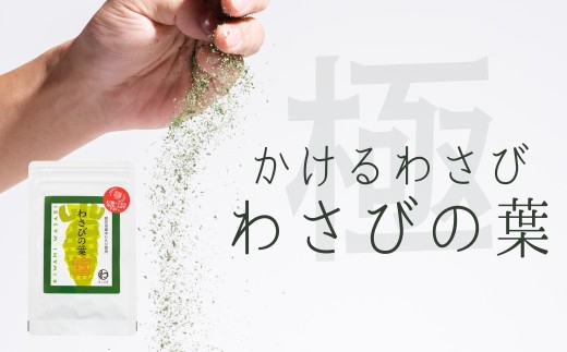【年内発送】かけわさび「わさびの葉 極」 わさび わさびの葉 スパイス 調味料 6000円 年内配送 年内お届け