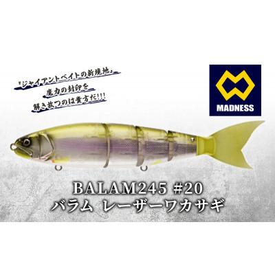 ふるさと納税 京田辺市 BALAM245 #20 バラム レーザーワカサギ 〈マドネス、ビックベイト、釣り、ルアー〉