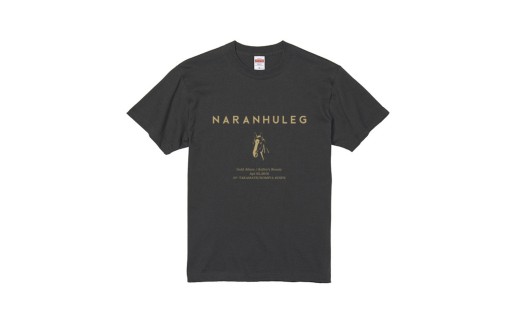 【ナランフレグ】（燻みブラック）Ｔシャツ 選べる３サイズ【XL】 【ふるさと納税 人気 おすすめ ランキング 馬 競馬 競走馬 引退馬 ナランフレグ Tシャツ シャツ 服 生活 日高 北海道 平取町 びらとり 送料無料】 BRTV350-3