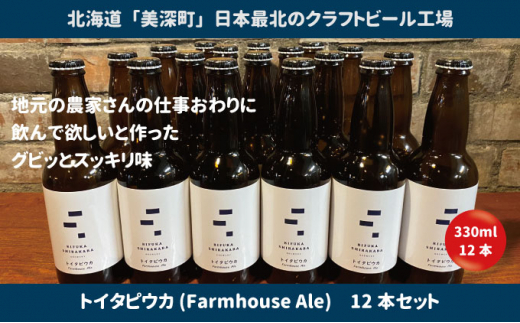 
[№5894-0560]美深のクラフトビール　定番その3の12本セット【北海道美深町】
