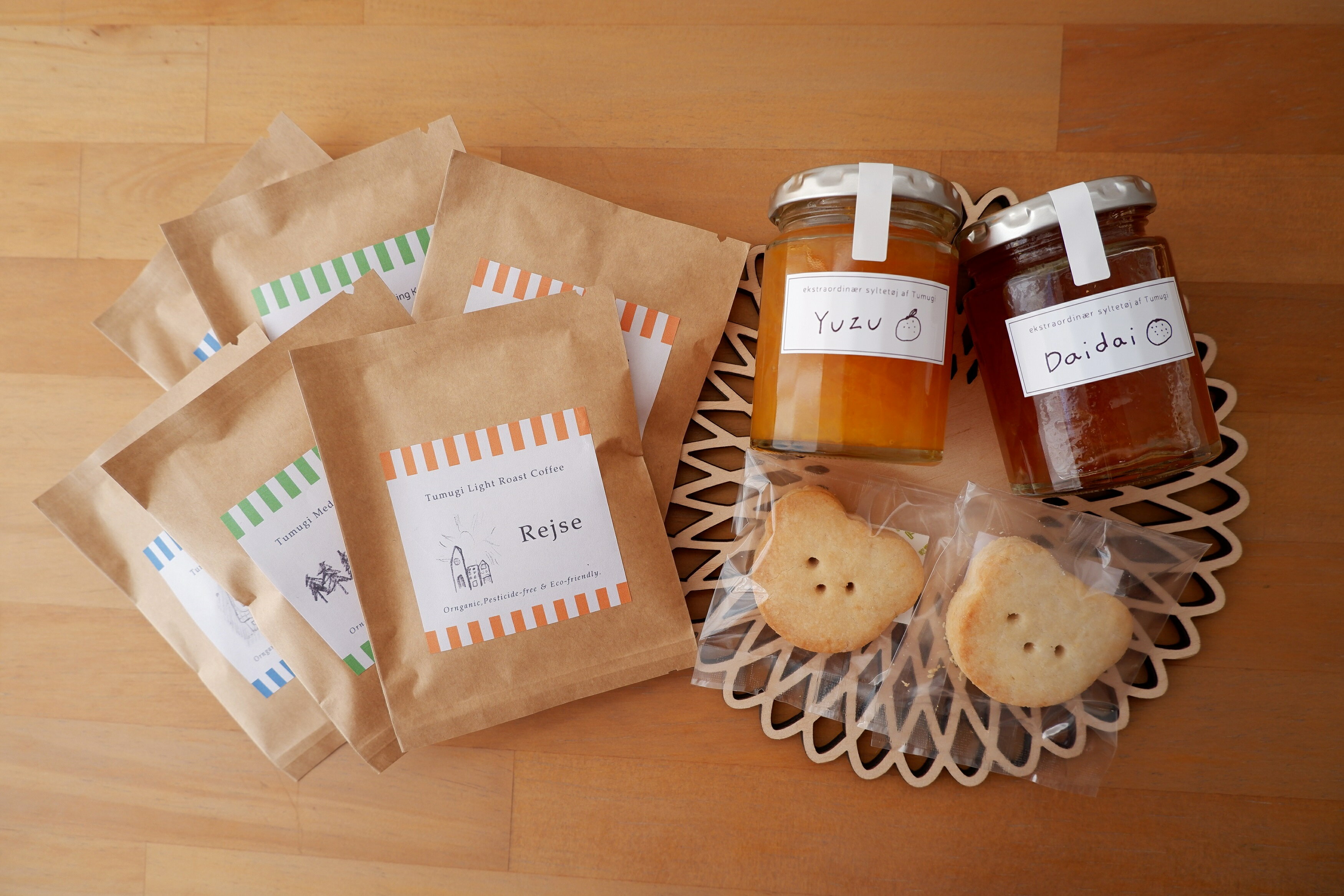 【ふるさと納税】0010-097 ジャム・コーヒードリップバッグ・焼き菓子詰め合わせセットA【ジャム2個・コーヒードリップバッグ6個・ショートブレッド2個】