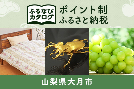 【有効期限なし！後からゆっくり特産品を選べる】山梨県大月市カタログポイント