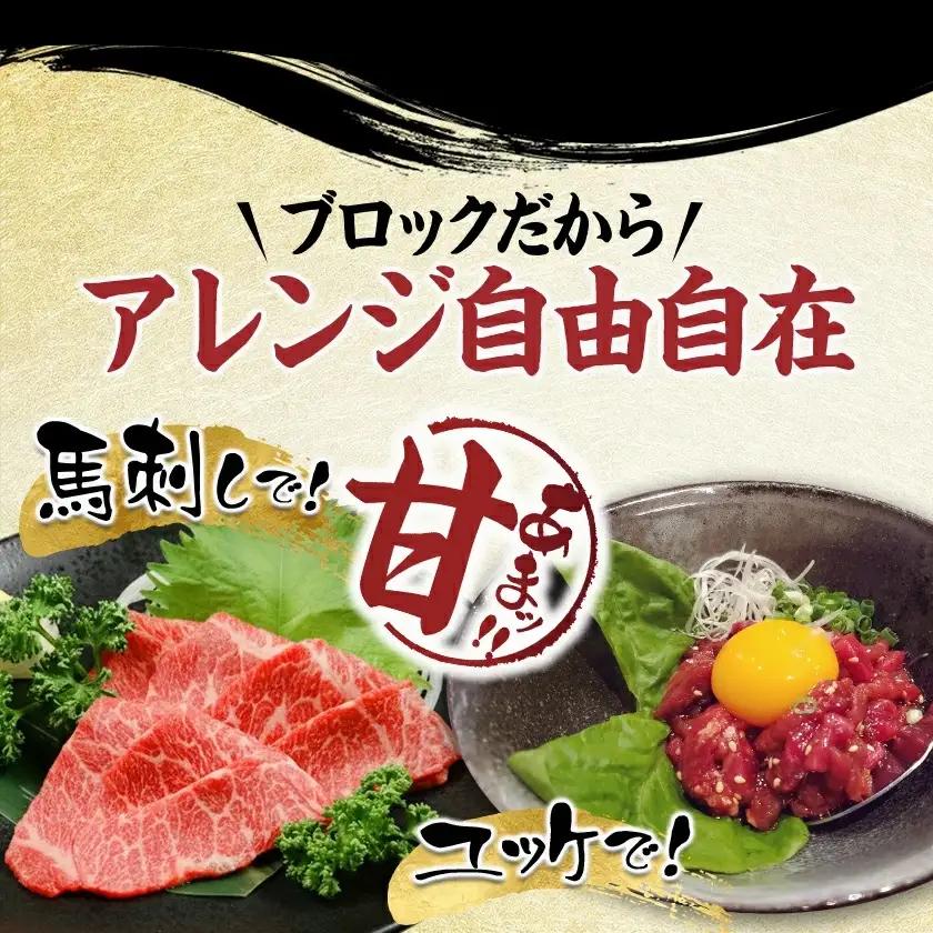 都城産馬刺しバラブロック100g〔AA-0102〕_(都城市) 都城桜肉 馬バラブロック肉 生姜 醤油付き 高タンパク 低カロリー 高ミネラル 低脂肪 真空パック 化粧箱でお届け ギフト・贈答用として