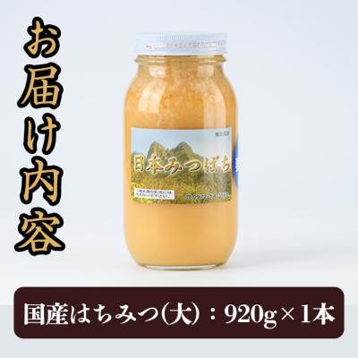 ふるさと納税 佐伯市 国産 はちみつ (920g) 多賀さん採蜜 |  | 01