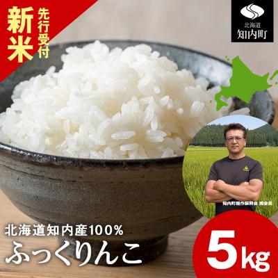 ふるさと納税 知内町 【新米先行受付開始】令和8年産 ふっくりんこ 5kg 【JA新はこだて】