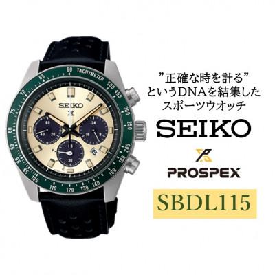 ふるさと納税 諏訪市 SEIKO プロスペックス ソーラー クロノグラフ 腕時計 SBDL115