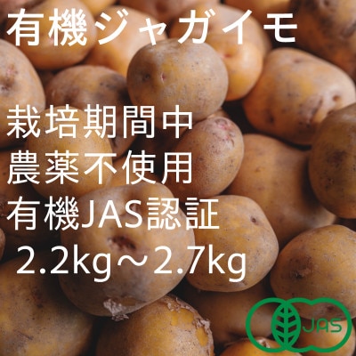 有機ジャガイモ　栽培期間中、農薬不使用　有機JAS認証　季節限定(6,7,8月発送)　【配送不可地域：離島・北海道・沖縄県】