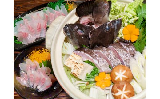 長崎の森で育てた『幻のクエ』【ハーフセット】 刺身用 2〜3人前・鍋用 2～3人前（1kg～2kg前後）／ 海鮮 魚介類 クエ  刺身 鍋 高級魚 長崎産