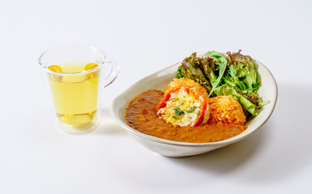 北本トマトカレー 200g×5個・ハーブティー(大) セット | トマトカレー ハーブティー 北本市観光協会