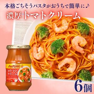 カゴメ パスタソース 濃厚トマトクリーム 6瓶 簡単調理 長期保存 備蓄 トマトソース パスタ トマトパスタ トマト缶 濃厚トマト クリーム カゴメ 新潟 新発田 J58