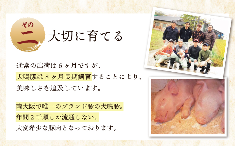 【泉佐野ブランド豚】犬鳴豚 和風鍋セット 8人前 小分け 4P【国産 豚肉 切り落とし 簡単調理 泉佐野ブランド豚 犬鳴ポーク】 010B1689 