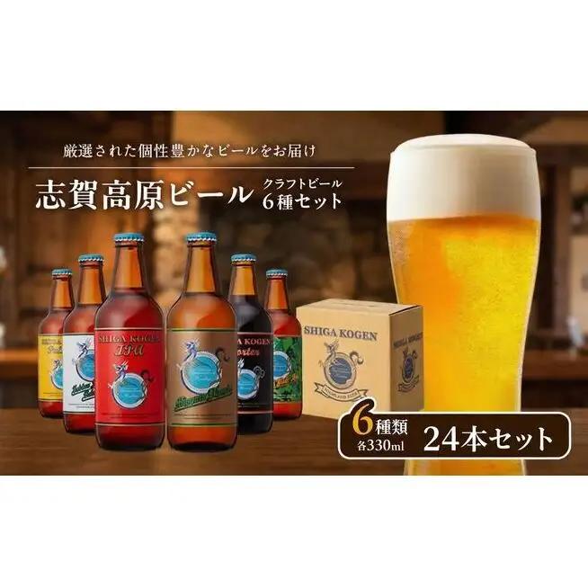 父の日 玉村本店 志賀高原ビール24本セット 【 クラフトビール 志賀高原ビール 飲み比べセット ビール 詰め合わせ セット 地ビール 飲み比べ 黒ビール IPA ipa ペールエール ギフト 酒 お酒 アルコール 飲料 志賀高原 】