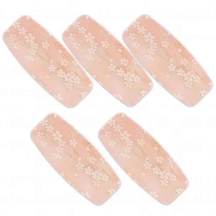 友禅和紙おしぼりトレー 5枚セット 桜 流水紋 タツクラフト 【Tk25】