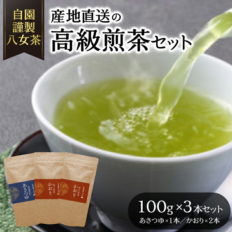 【ふるさと納税】食べて栄養価の高い野菜になる美味しい高級八女煎茶 茶 お茶 八女茶 煎茶 緑茶