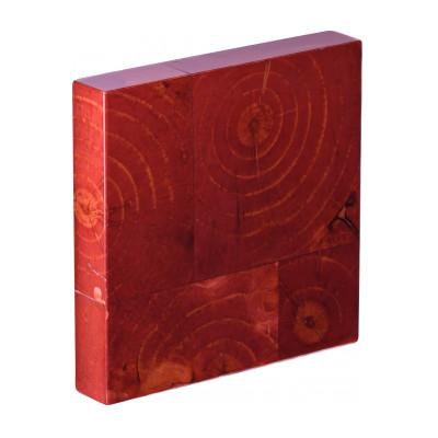 ふるさと納税 府中市 【壁面装飾】RadialSquare 升 [弁柄 Bengala (レッド)]