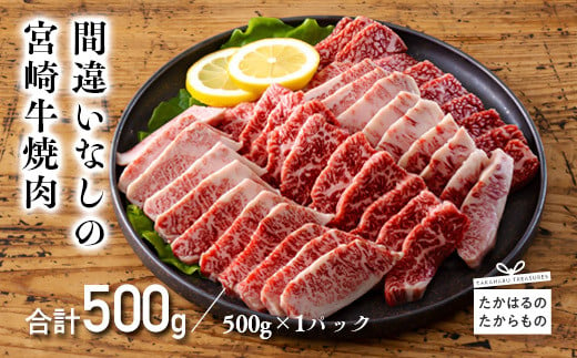 
宮崎牛焼肉用(500g) おいしさ間違いなしの宮崎黒毛和牛 [国産牛 牛肉 ブランド牛 お肉 12000 1万円台]
