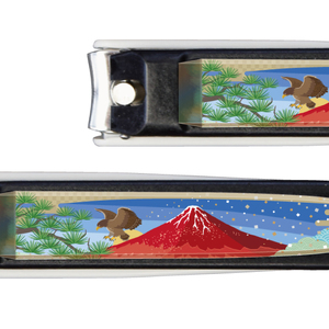 和製爪切り　景観　赤富士