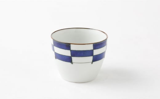 【波佐見焼】陶器 染シリーズそばちょこ 4個セット 直径8.5cm×H6.7cm【山下陶苑】[OAP041] / 食器 そば猪口 お猪口 そうめん めんつゆ 陶器 陶磁器 つゆ入れ皿 食器セット 和柄