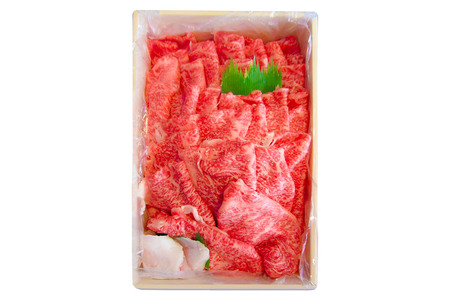 秋田錦牛 モモ肉 すき焼き用  約1kg（500g×2パック）＋すき焼き用のたれ2本