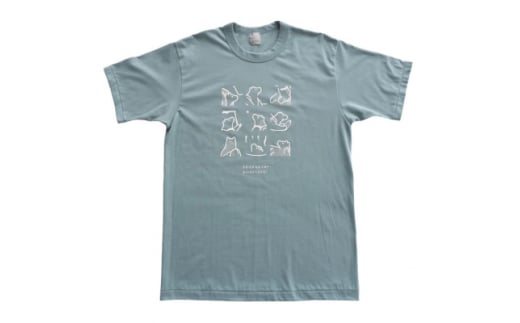 「知床トコさん」×久米繊維　コットンTシャツ　バラエティ柄　Sサイズ　半袖【1635094】