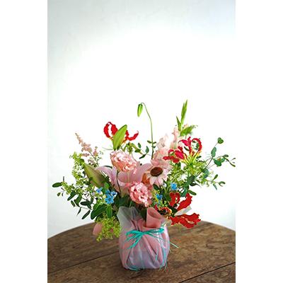 ふるさと納税 芸西村 【毎月定期便】芸西村産季節の生花アレンジ アレンジメントM全12回 |  | 02