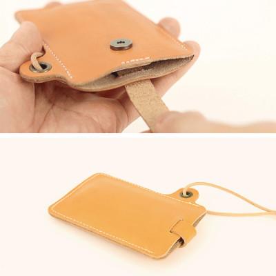ふるさと納税 大和郡山市 Native Creation カードポシェット NC3728 BROWN  栃木レザー |  | 01