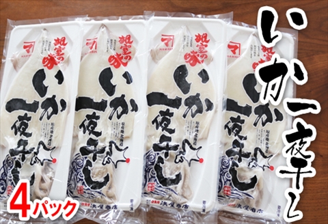 いか一夜干し1枚×4P B-32045