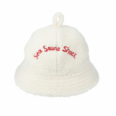 【ふるさと納税】【Sea Sauna Shackオリジナル】ボアサウナハット 白【1668828】