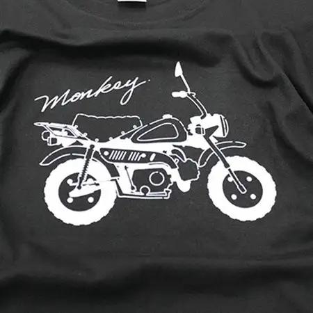 Monkey Tシャツ (ユニセックス)【Lサイズ　ブラック】【1644783】
